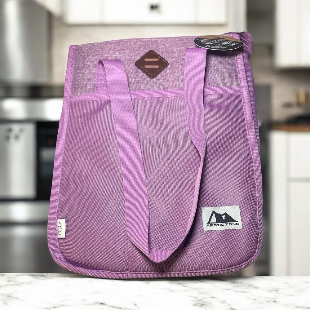 NWT Arctic Zone Purple To Go‎ Tote Lunch Bag